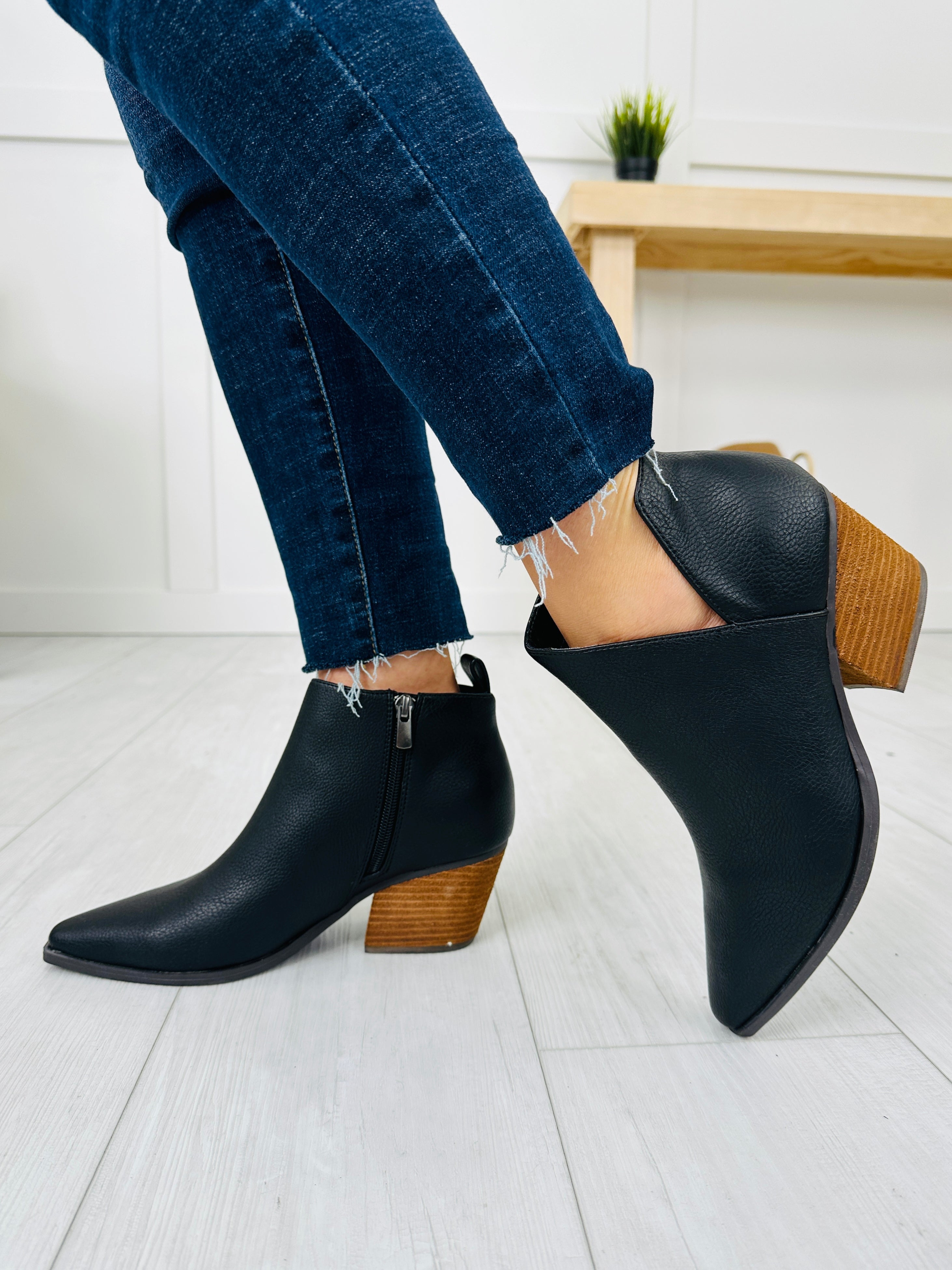 Midnight Mark Booties in Black