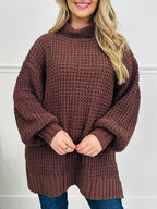 Cozy In Knit Sweater- Multiple Colors!
