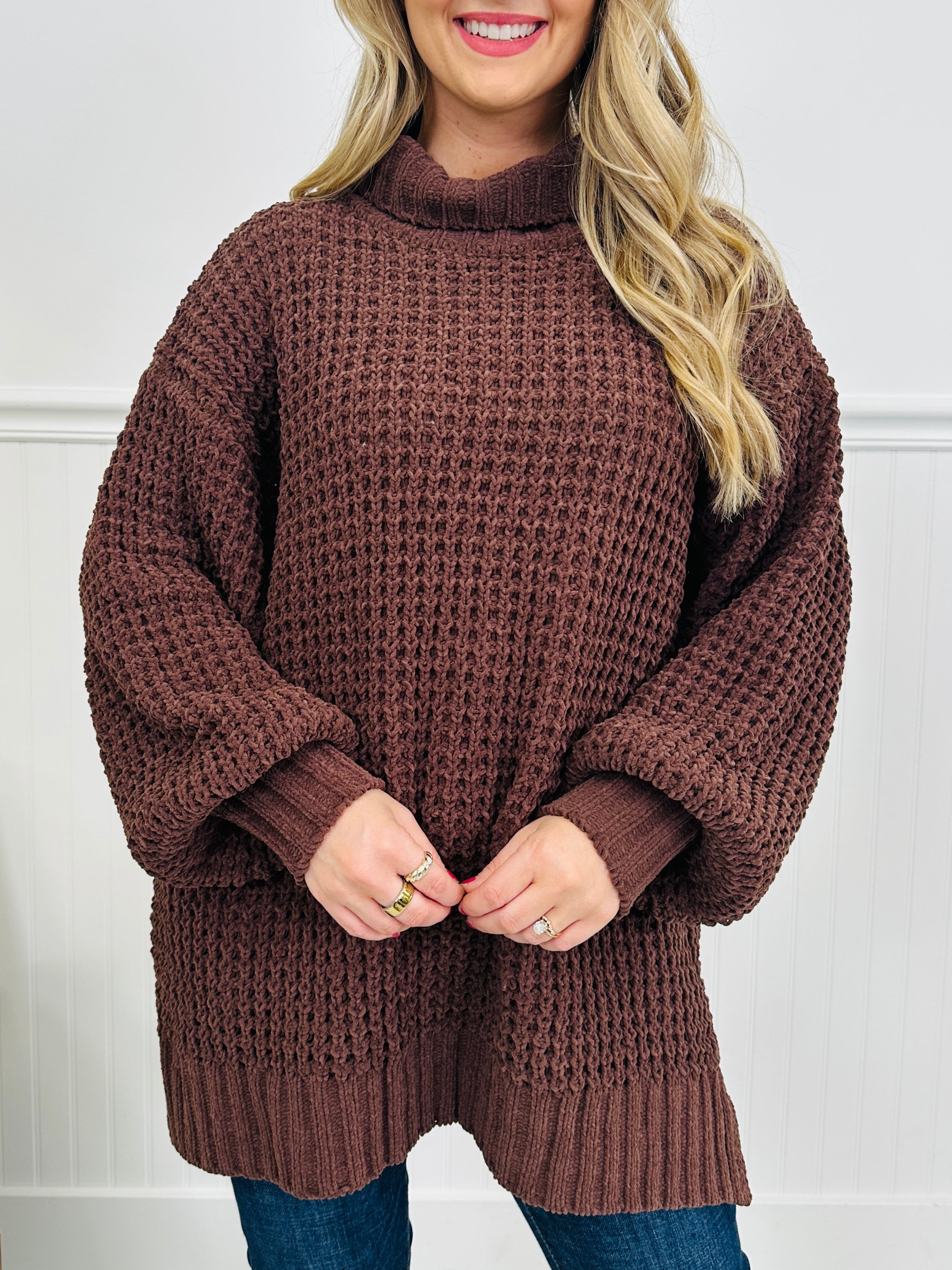 Cozy In Knit Sweater- Multiple Colors!