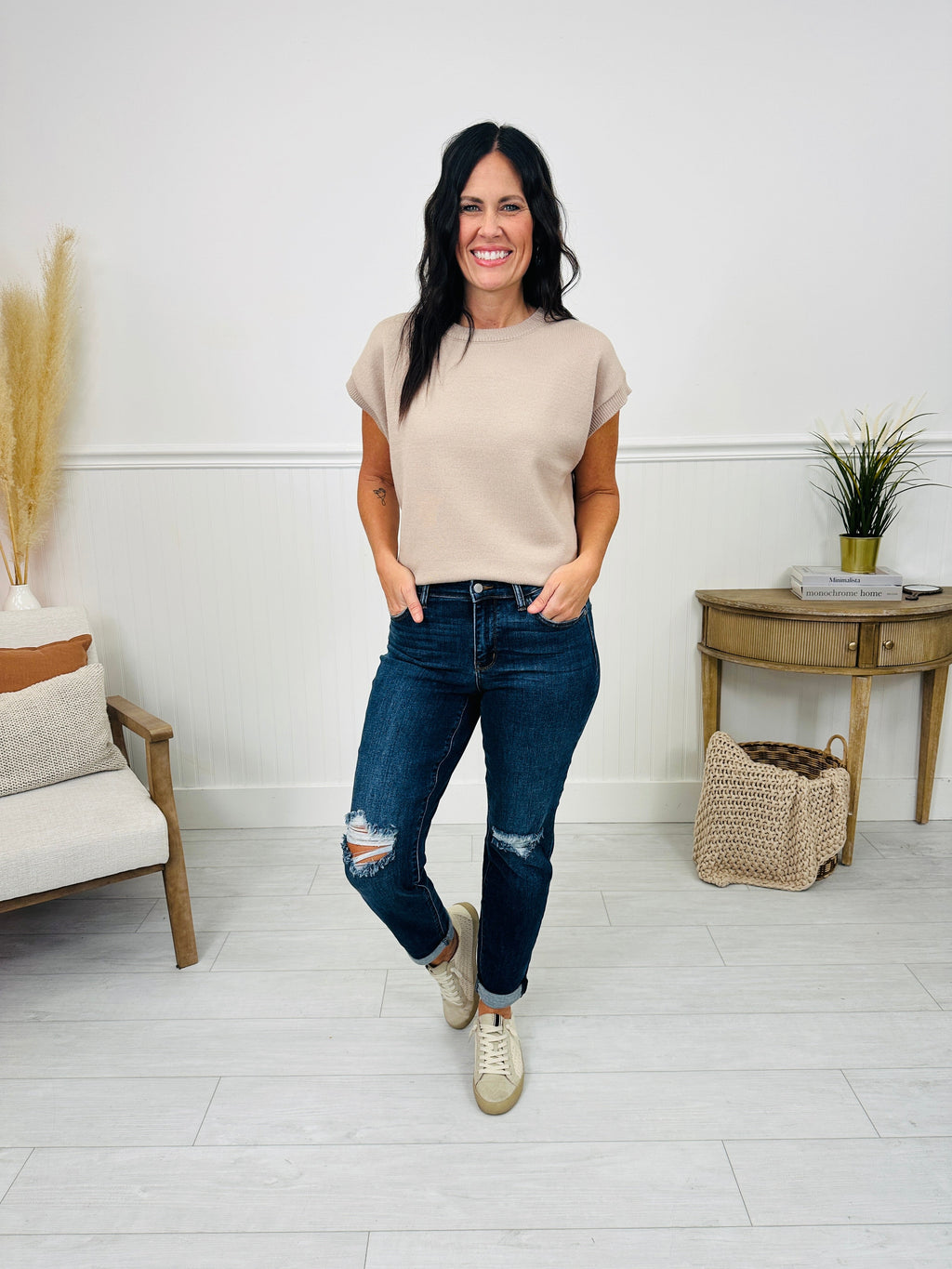 Judy Blue Walk This Way Slim Straight Leg Jeans