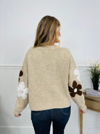 Season's Stitch Cardigan in Taupe
