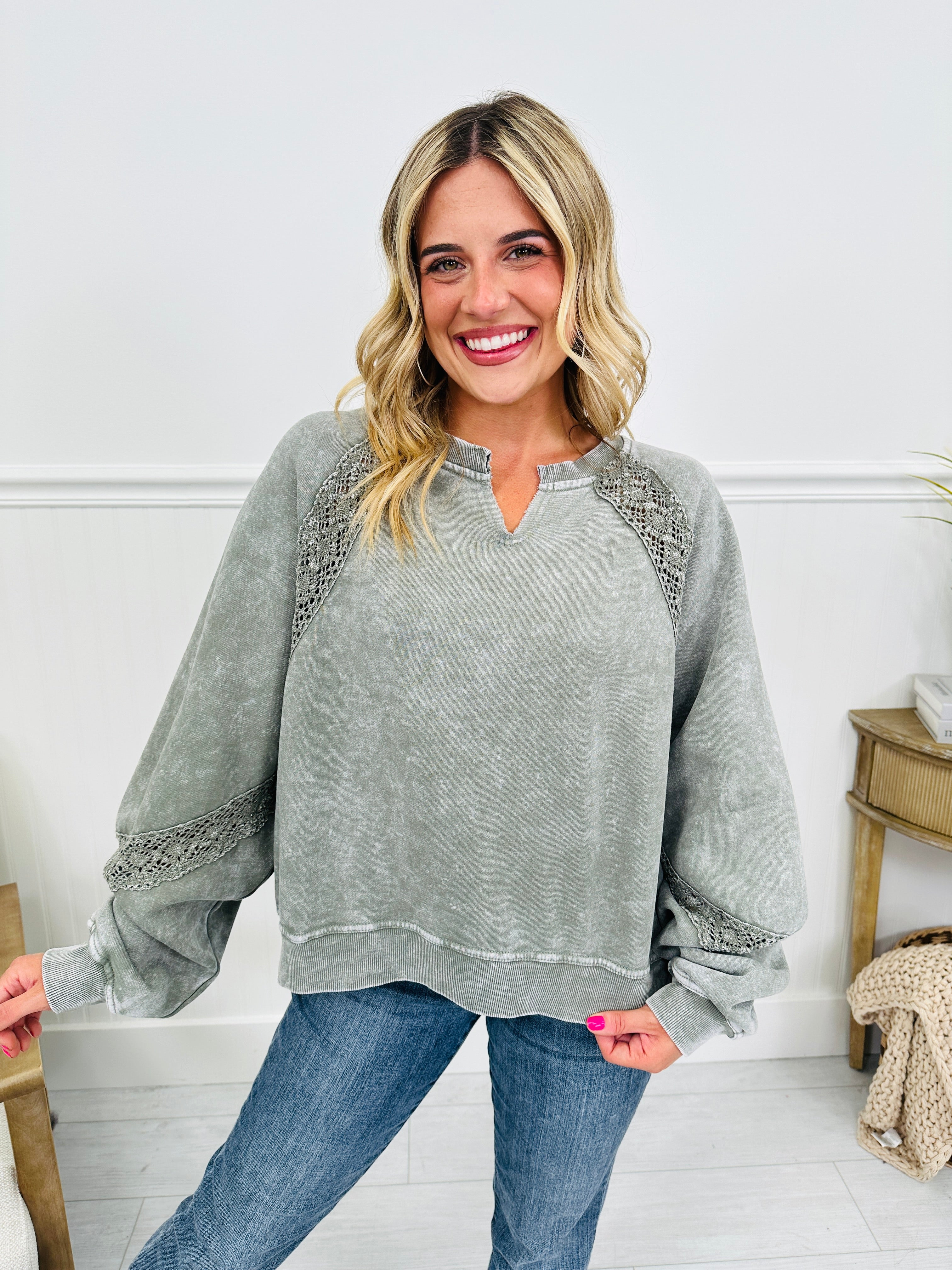 Falling Hard Pullover-- Multiple Colors!