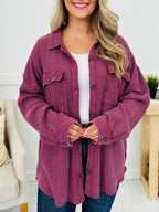 Borrowed Bliss Shacket- Multiple Colors!