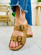 Buckled Style Sandals in Tan