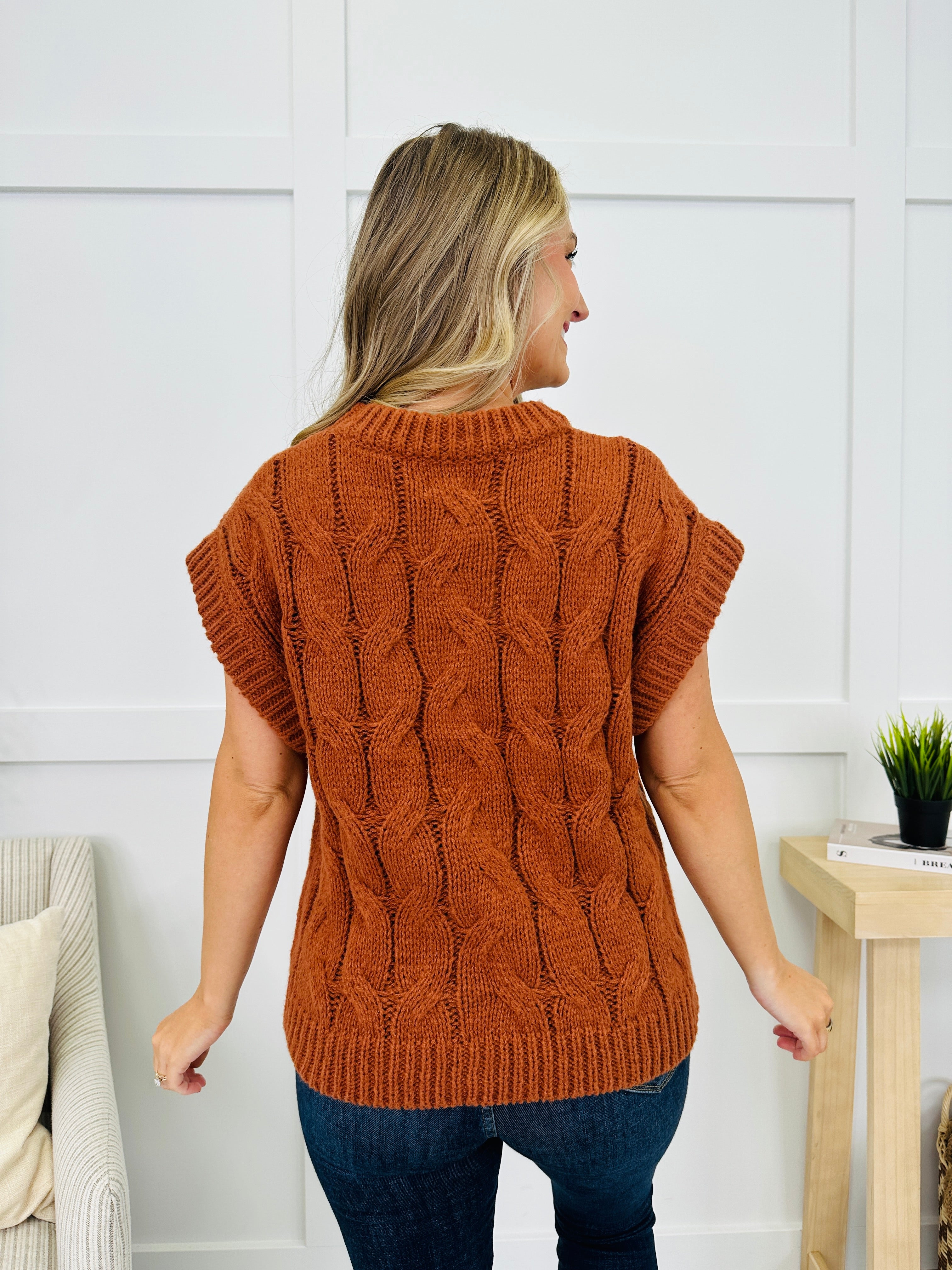 Woven Without Warning Sweater in Brown