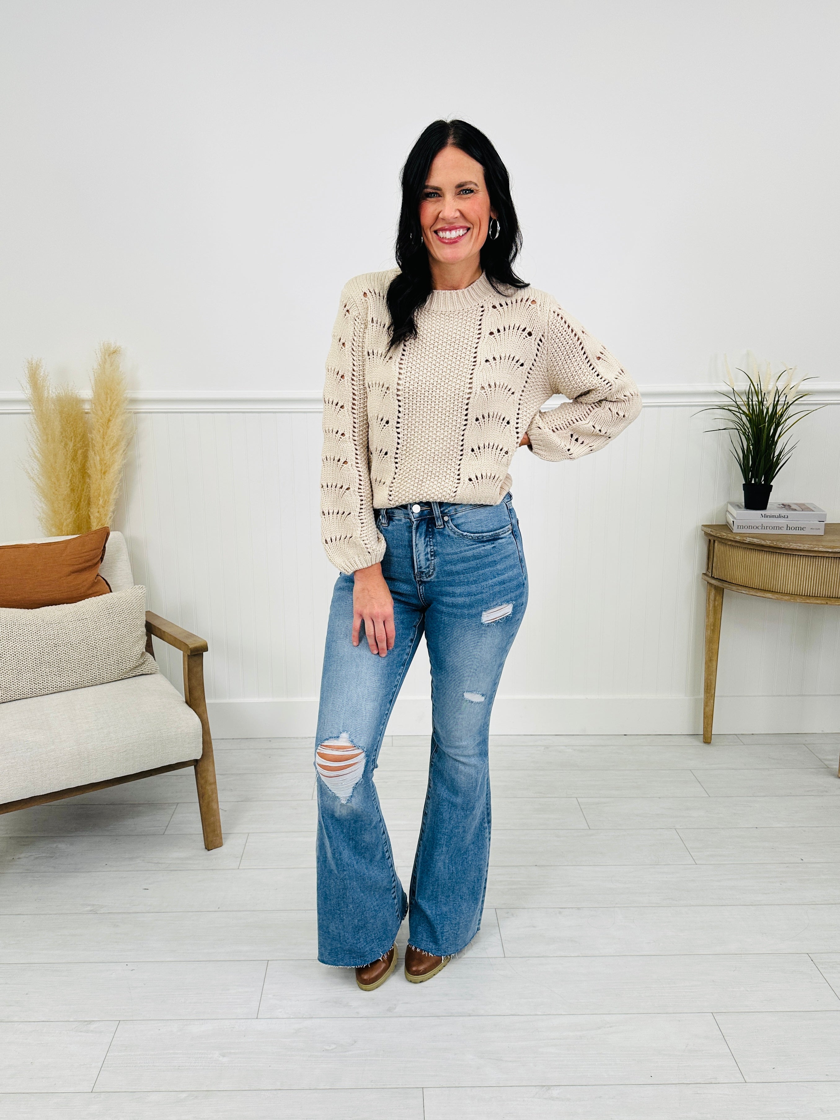 Fall For Flare Tummy Control Flare Jeans