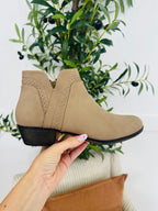 Wildwood Walk Booties in Taupe