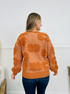 Gathered Petals Sweater