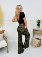 Judy Blue Walk On The Wild Side Retro Wide Leg Leopard Jeans