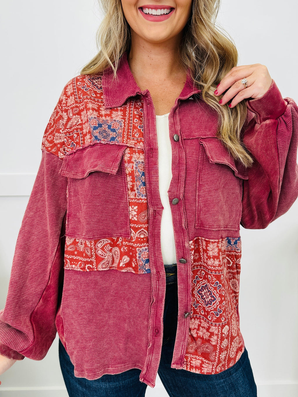 Paisley Trails Shacket