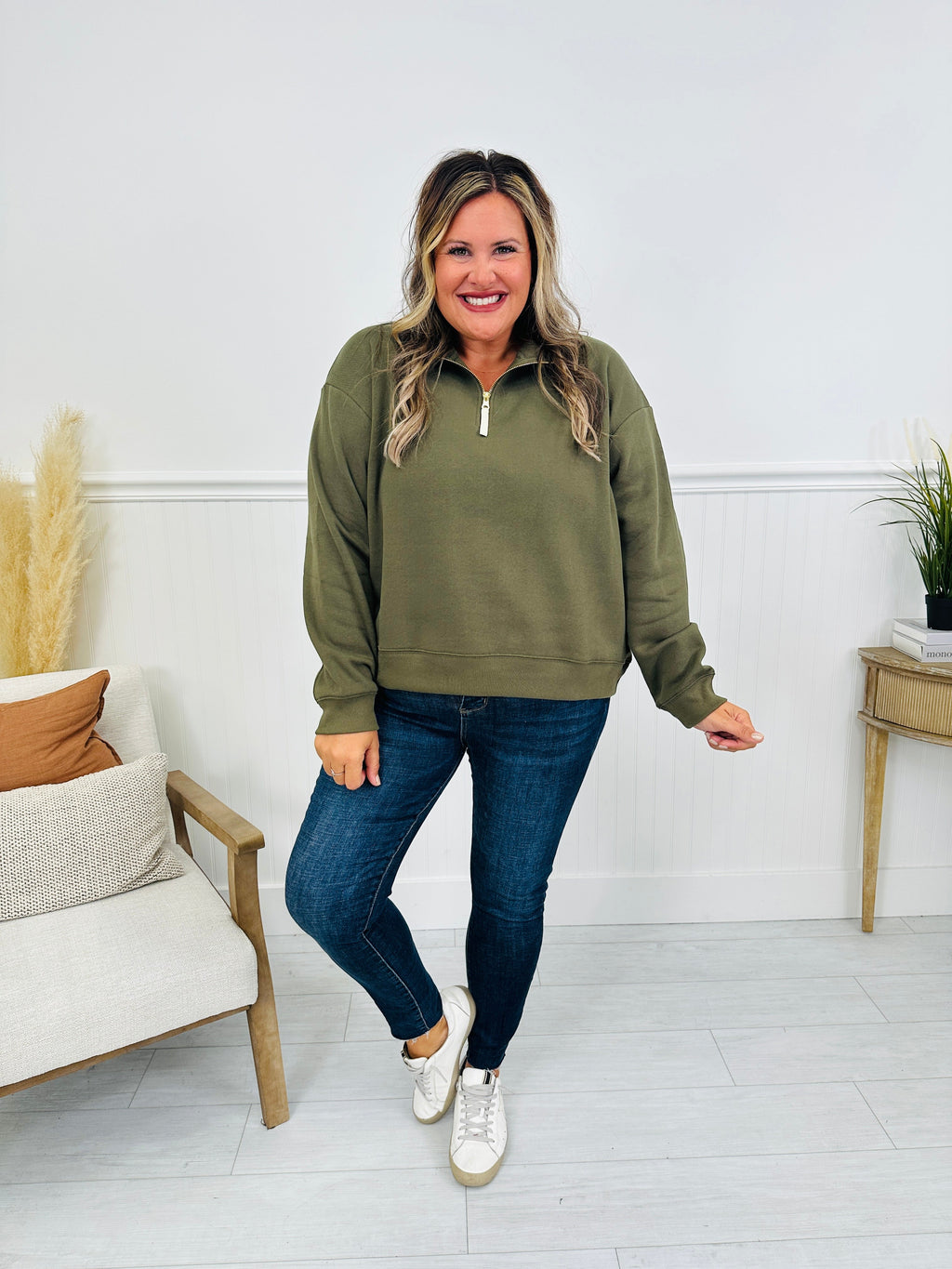 Zip Into Fall Pullover-- Multiple Colors!
