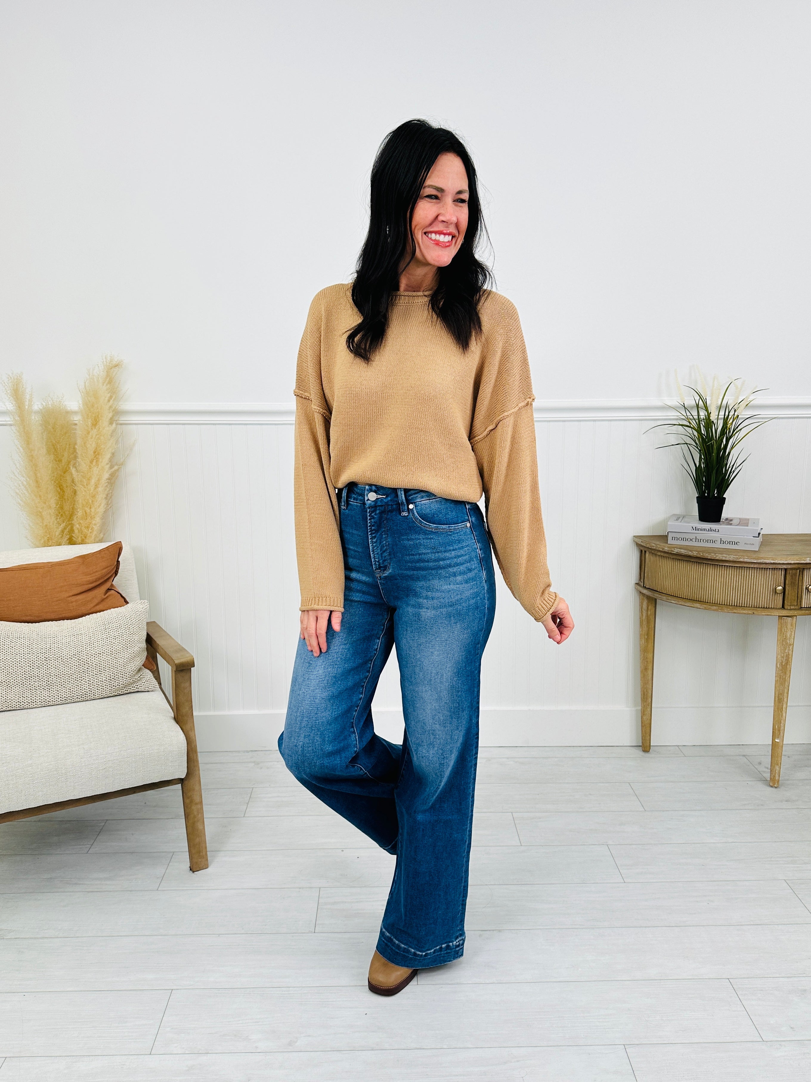 Ready to Roll Retro Wide Leg Jeans in Three Inseams