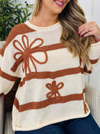 Threaded Petals Sweater