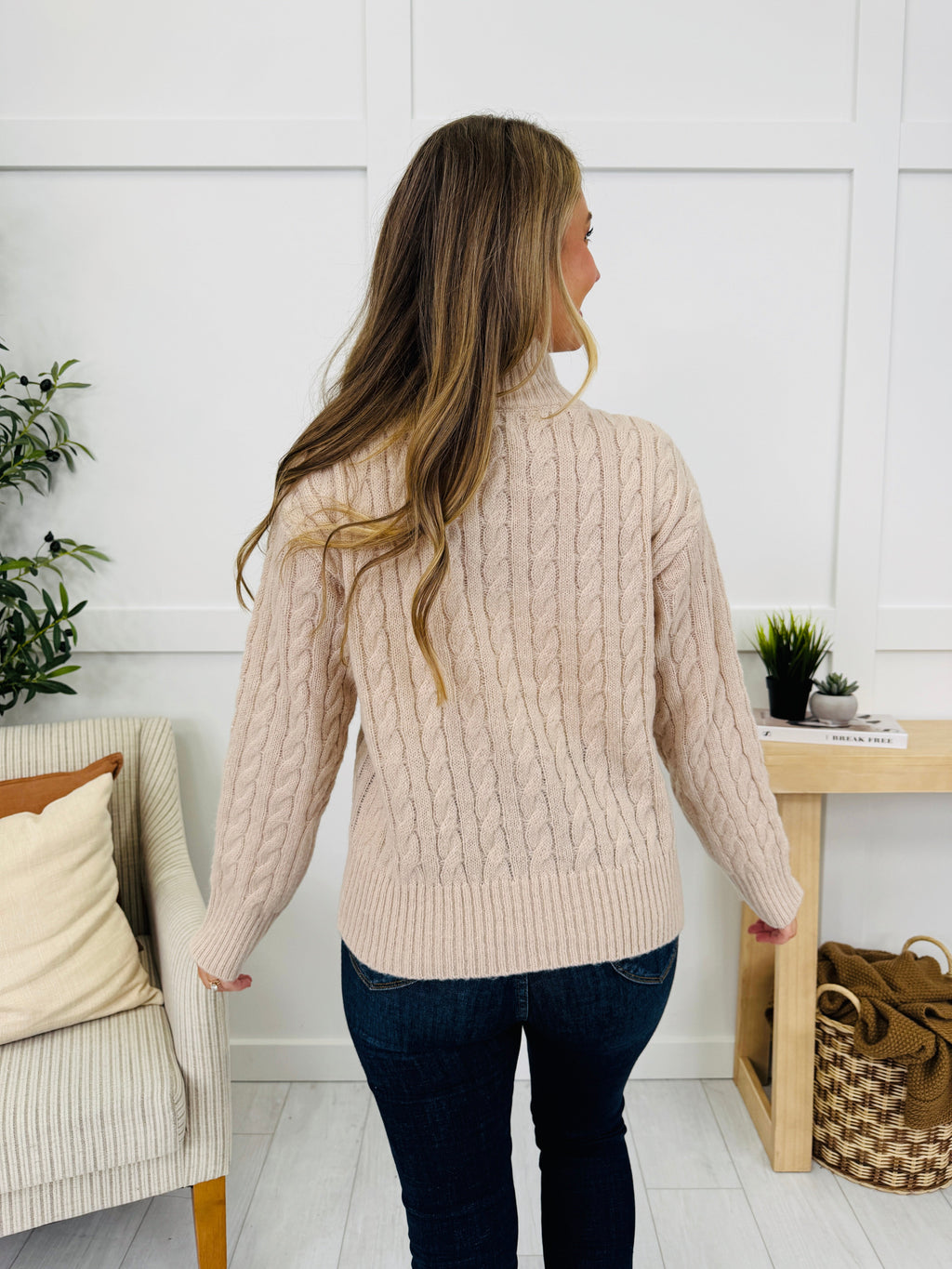 In The Still Of The Night Sweater in Beige
