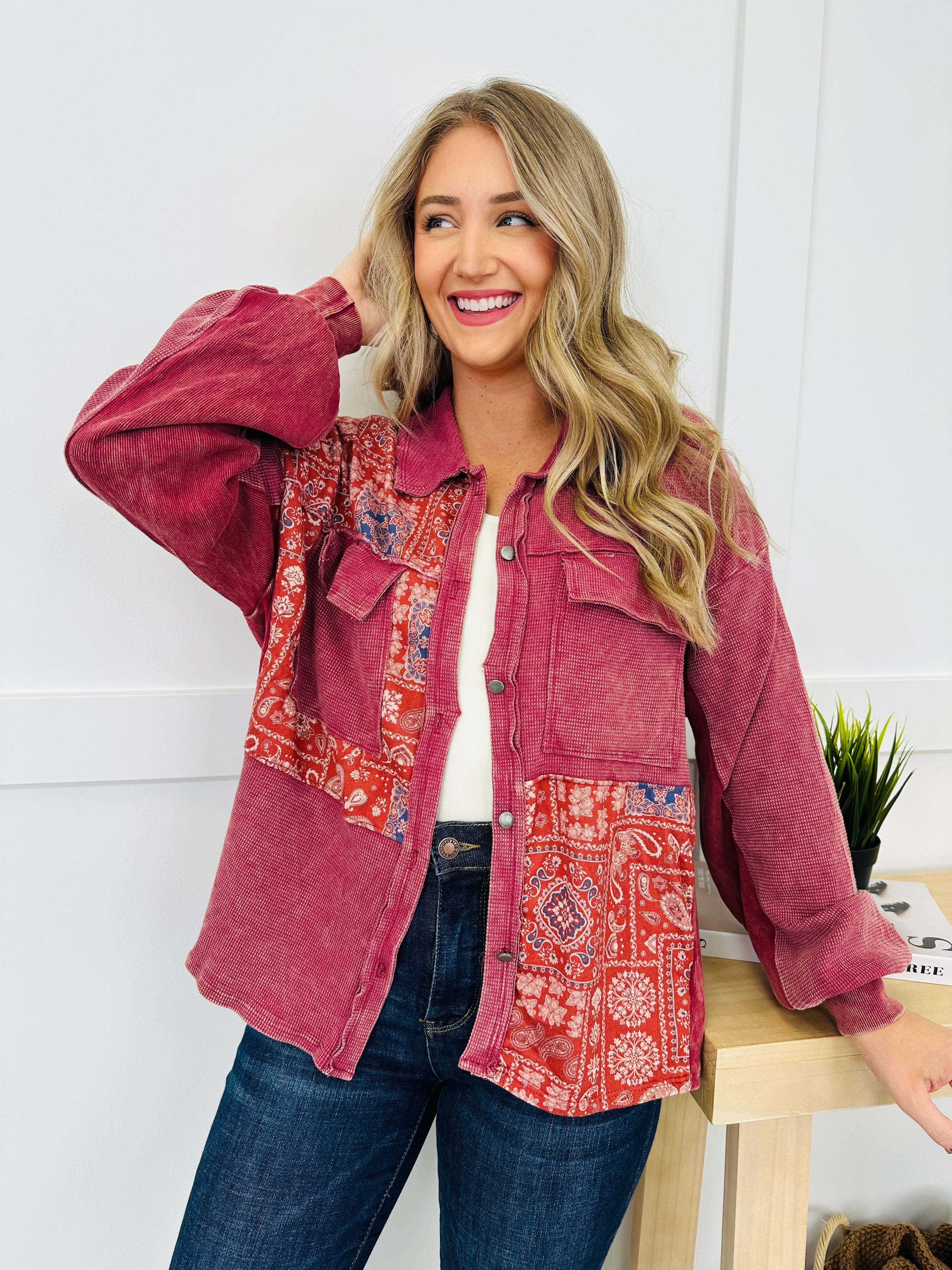 Paisley Trails Shacket