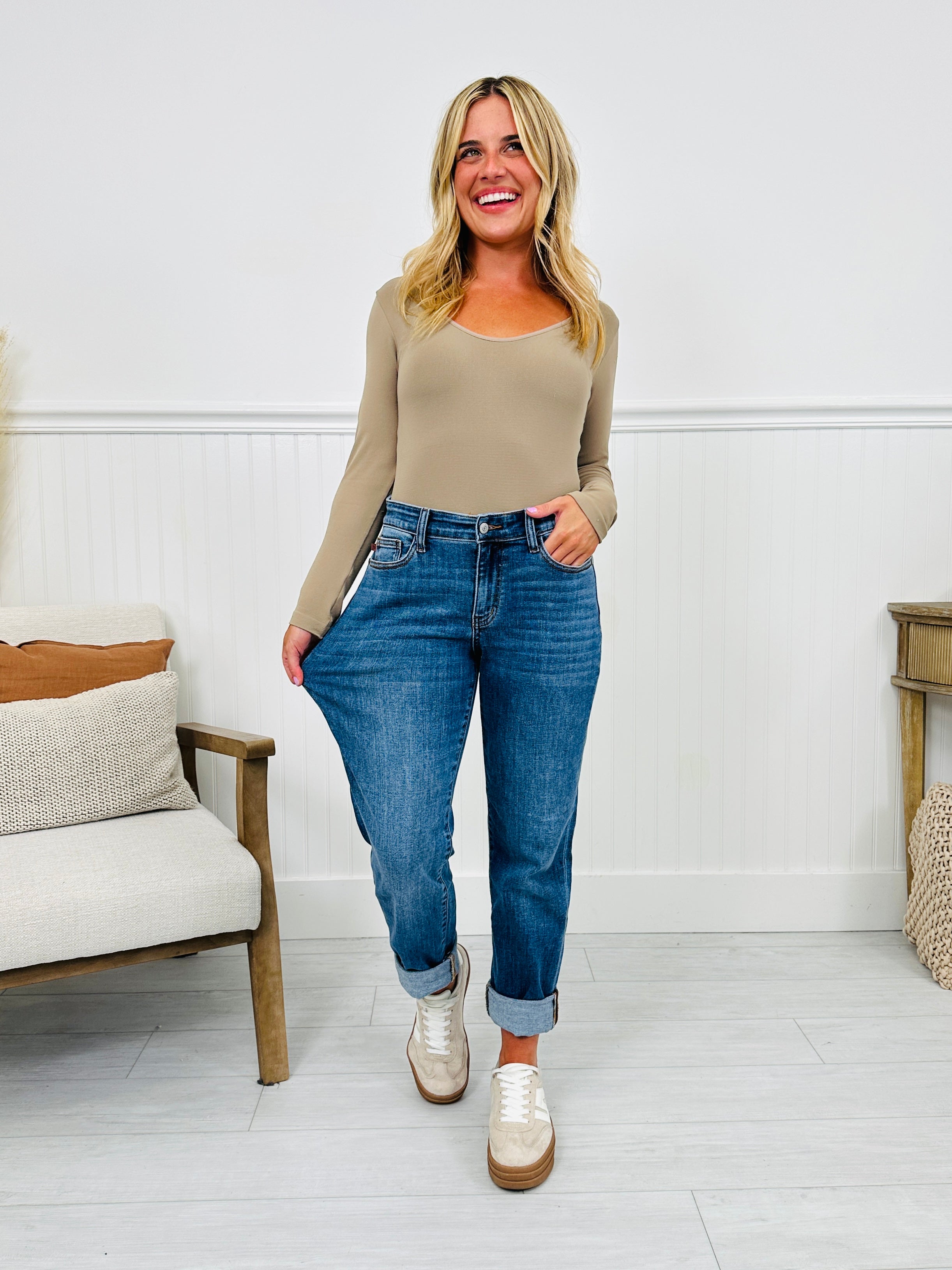 Judy Blue Through It All Boyfriend Jeans