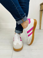 Downtown Dash Sneakers in Fuchsia