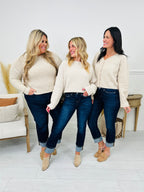 Straight Into Fall Tummy Control Straight Ankle Jeans