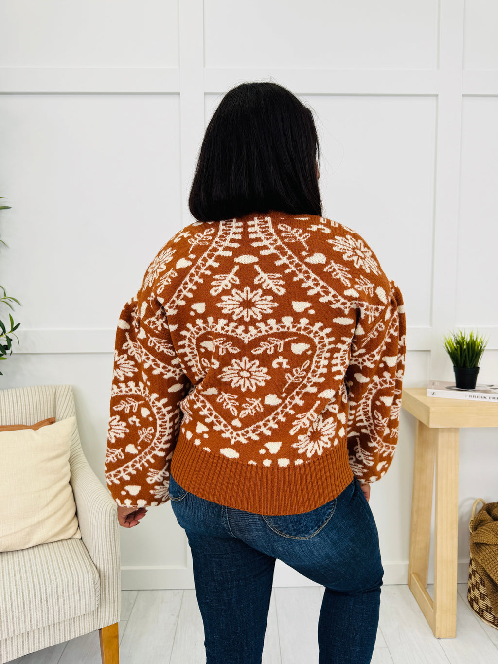 Harvest Heartbeat Sweater in Butterscotch