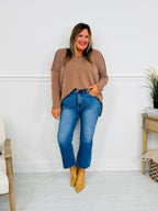 Falling Fast Kick Flare Tummy Control Jeans