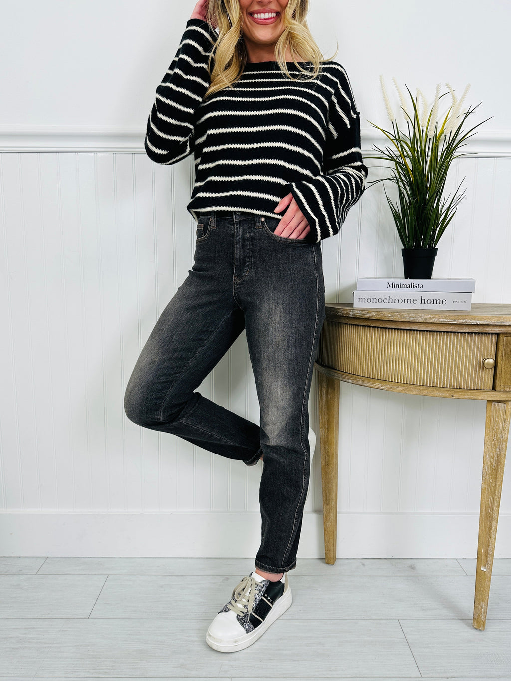 Judy Blue Simply Grey Tummy Control Slim Fit Jeans