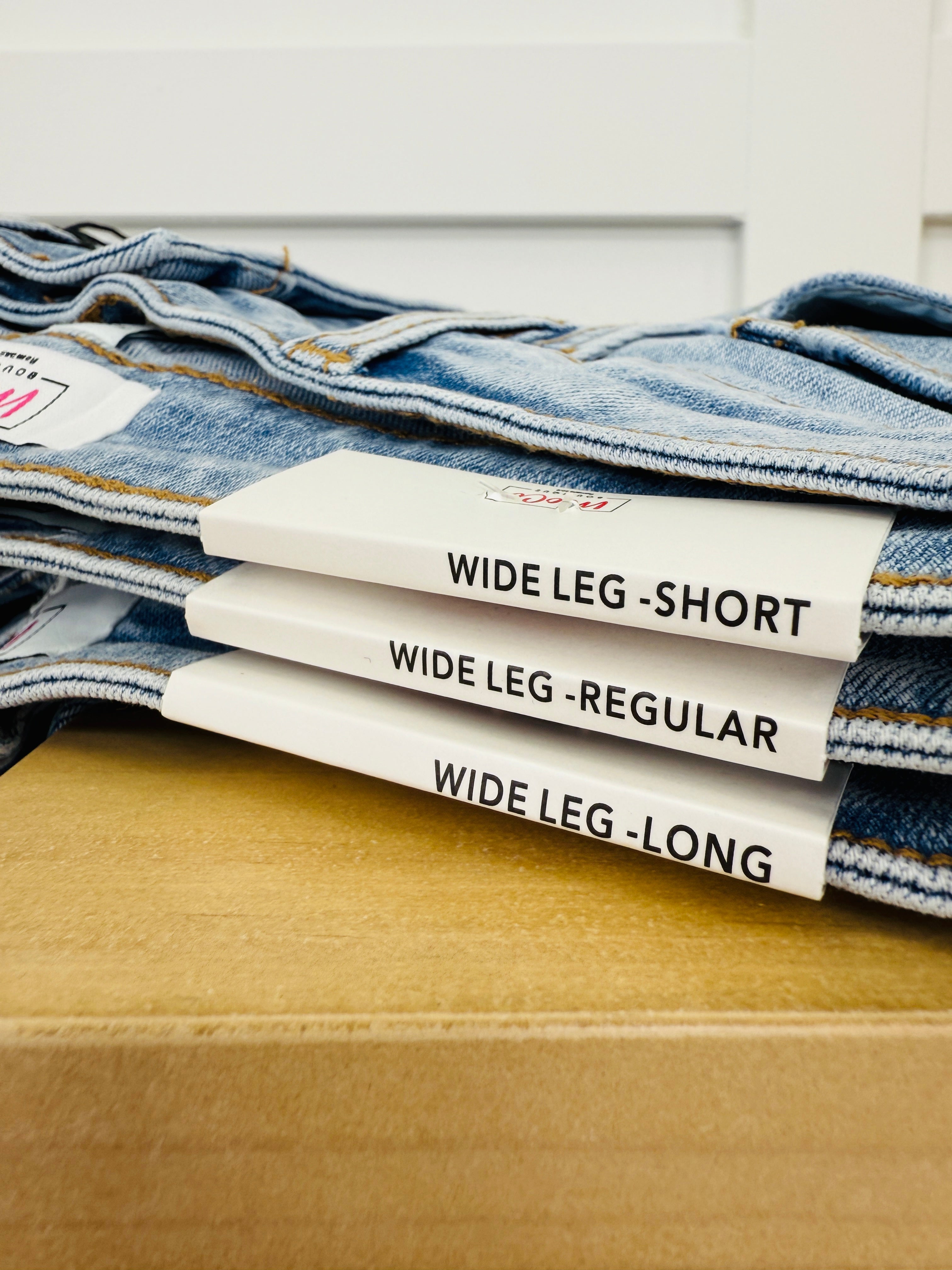 Your Best Side Wide Leg Tummy Control Jeans in Multiple Inseams