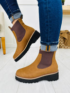 Uptown Ground Booties in Tan