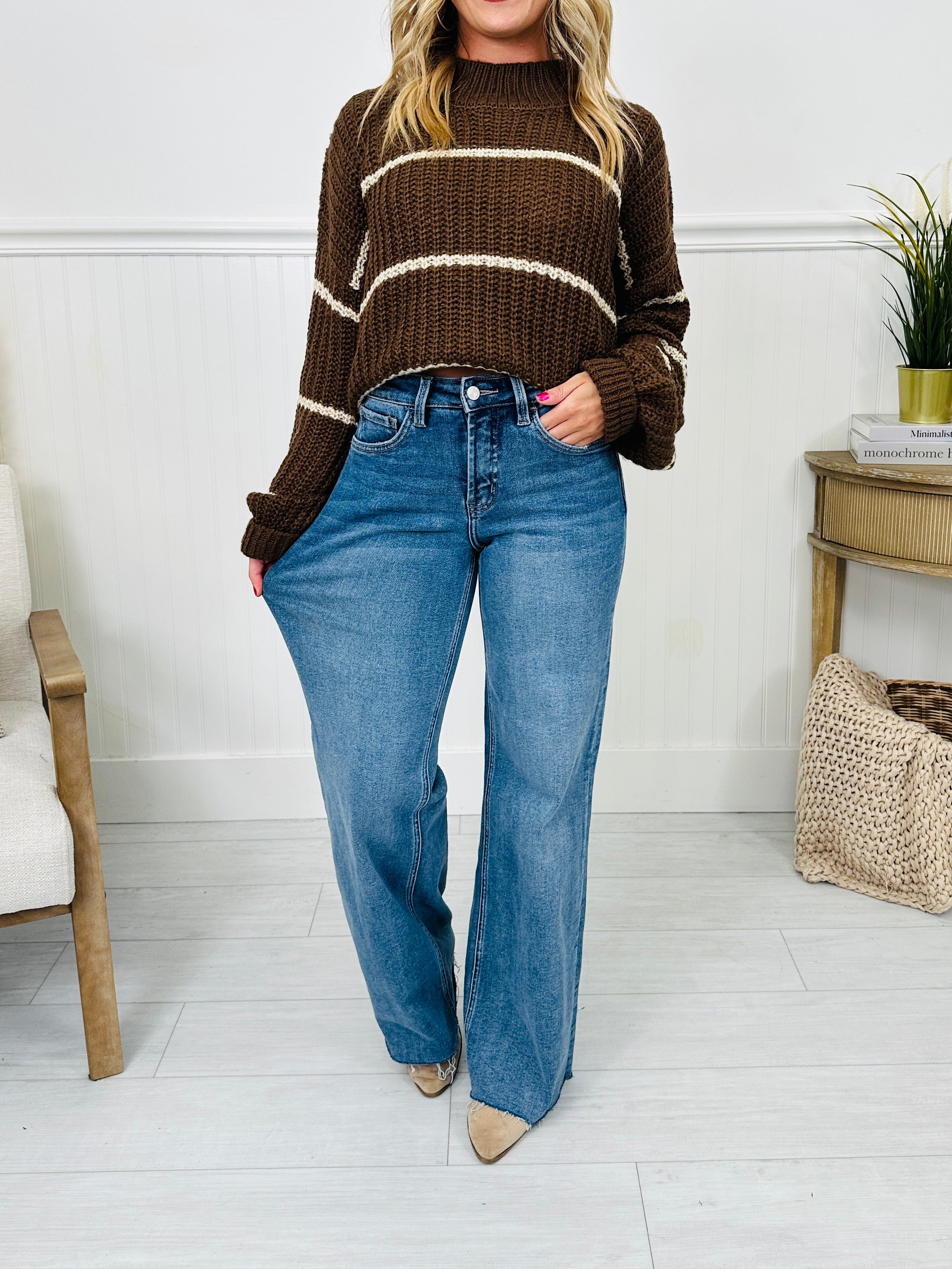 Planning Ahead Tummy Control Wide Leg Jeans