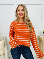 Every Other Beat Sweater in Pumpkin