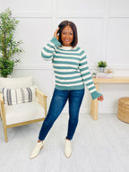 The Pattern We Keep Sweater in Forest Green