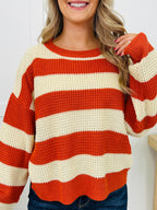Stay In Stride Sweater in Old Pumpkin