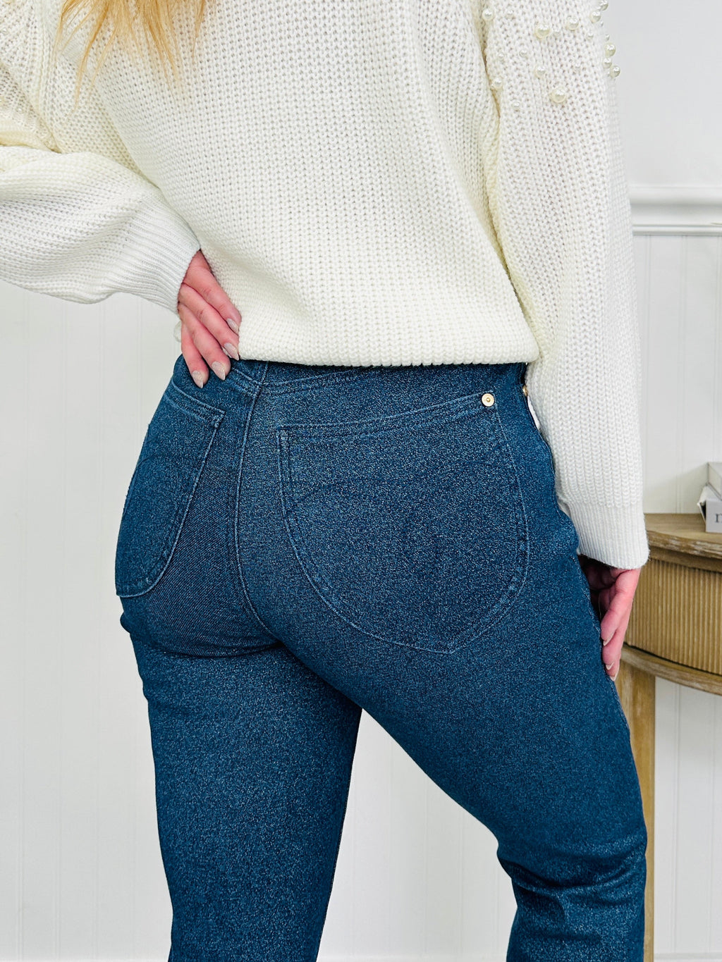Judy Blue Feeling Glamorous Sparkle Flare Jeans