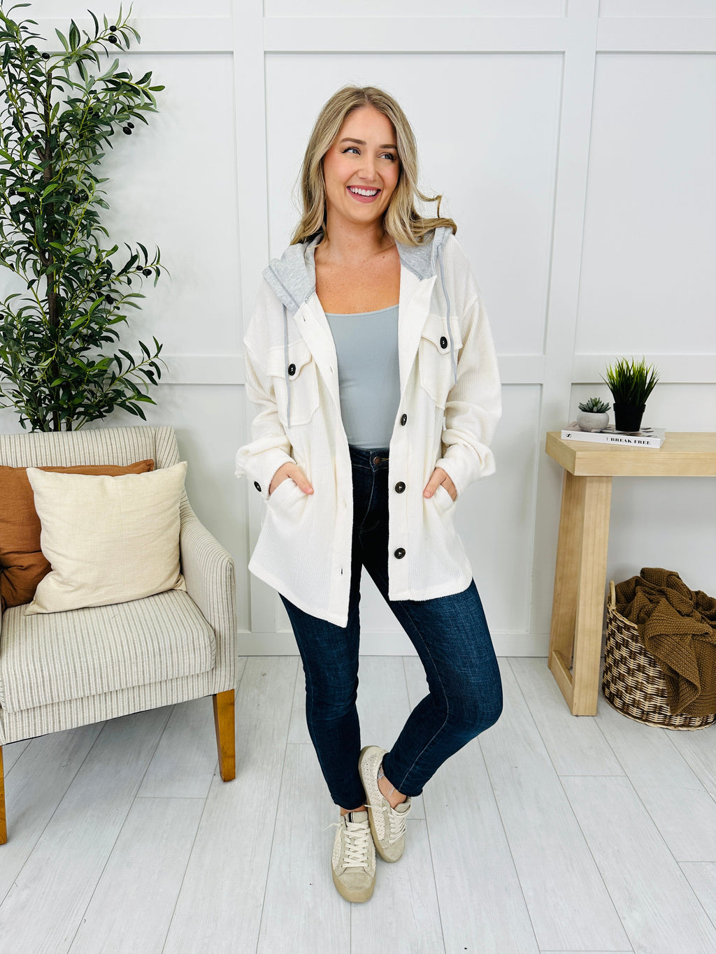 Casual Authority Shacket- Multiple Colors!