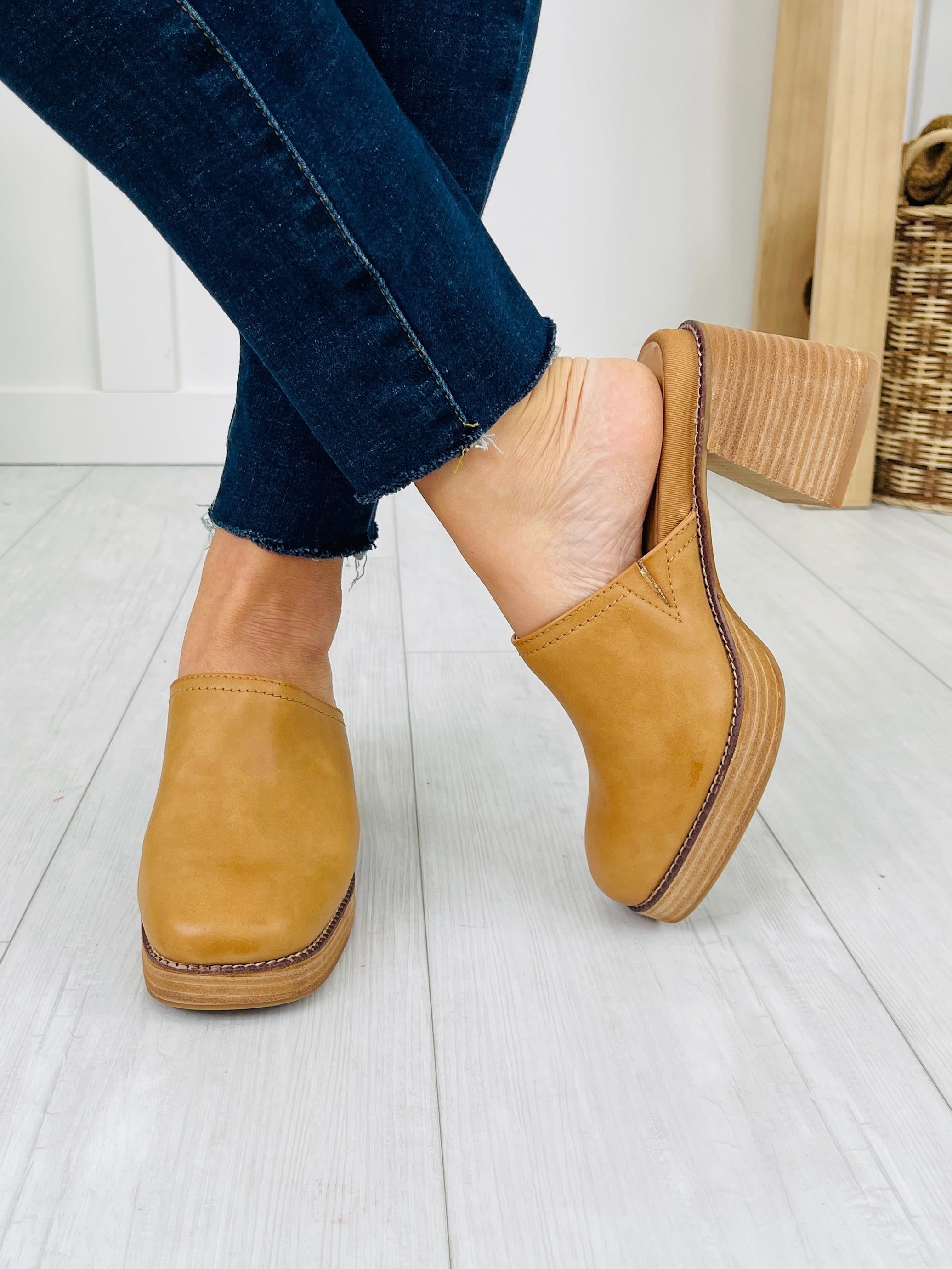 Step Into Forever Clogs in Almond