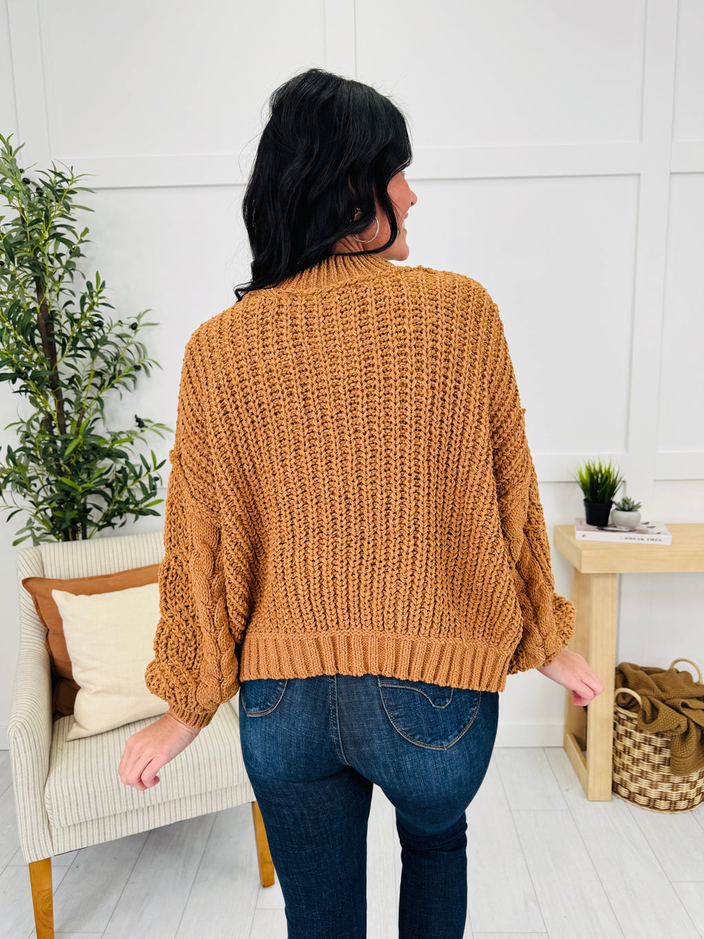 Crisp Comforts Sweater in Burnt Topaz