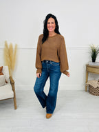 All Eyes On You Wide Leg Tummy Control Jeans