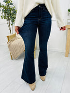 Judy Blue See Ya There Flare Jeans