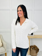 Sunday Polished Sweater in Cream