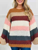 Everyday Bright Sweater in Mocha Combo