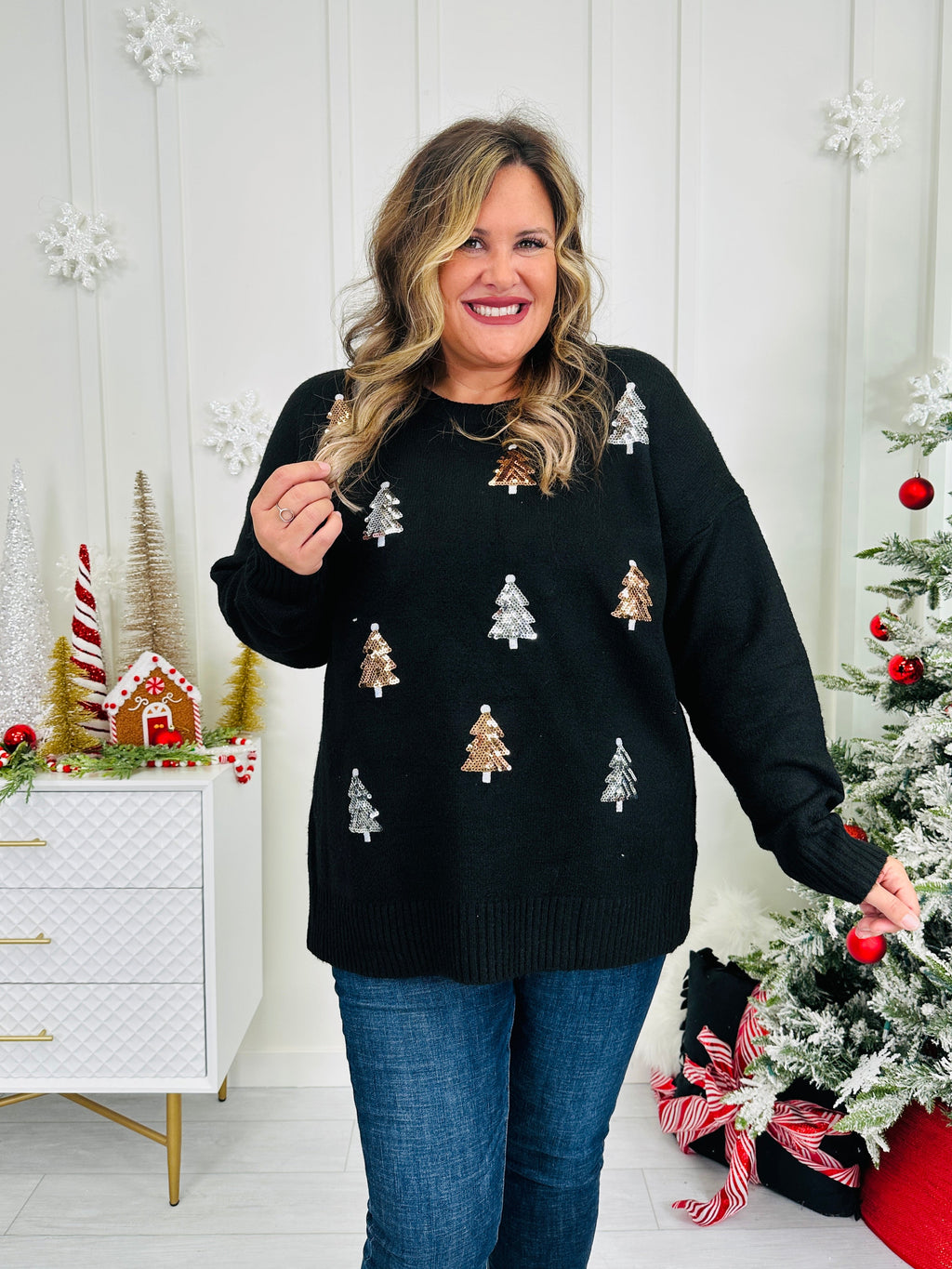Sparkle Through The Season Sweater