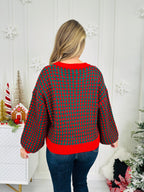 Patterned With Cheer Sweater