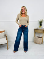 Caught Your Attention Straight Tummy Control Jeans