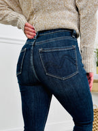 Feeling Fall Cropped Straight Tummy Control Jeans