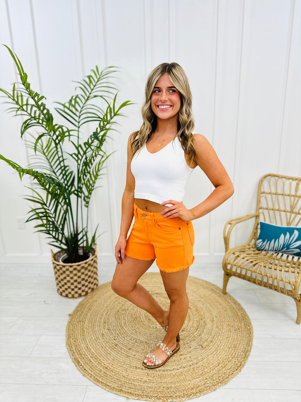 Judy Blue Color Me Happy Garment Dyed Shorts- Multiple Colors in Reg/Curvy