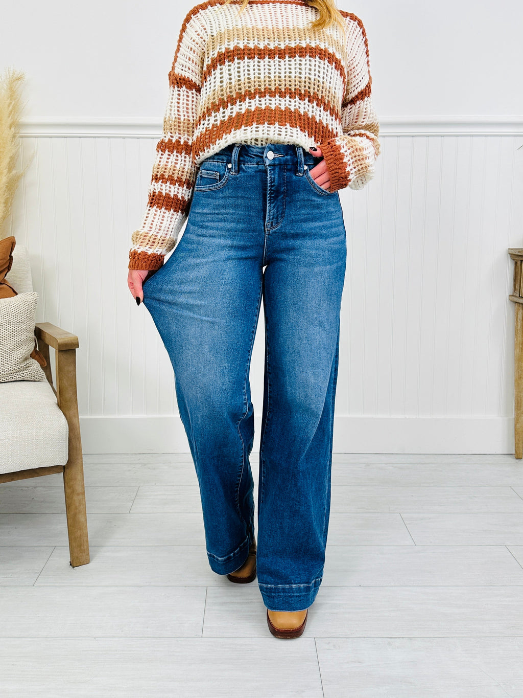 Ready to Roll Retro Wide Leg Jeans in Three Inseams
