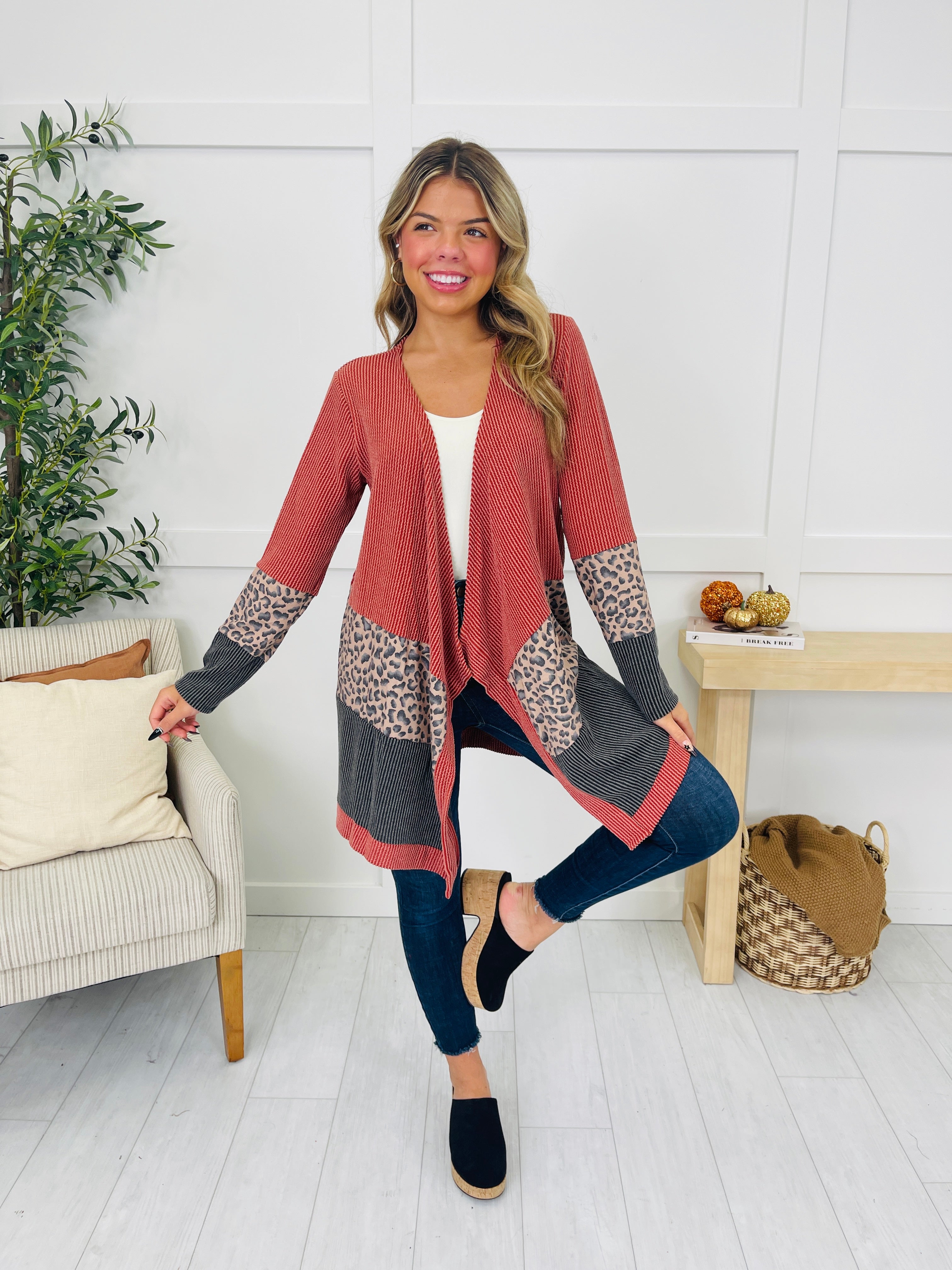 Spot the Stripes Cardigan