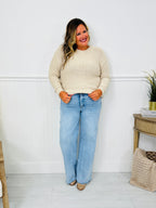 Power Moves Tummy Control Slim Wide Leg Jeans
