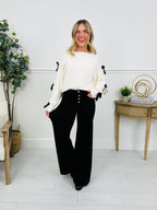 Bold Moves Tummy Control Black Wide Leg Jeans