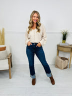 Stay Cuffed Tummy Control Mom Jeans