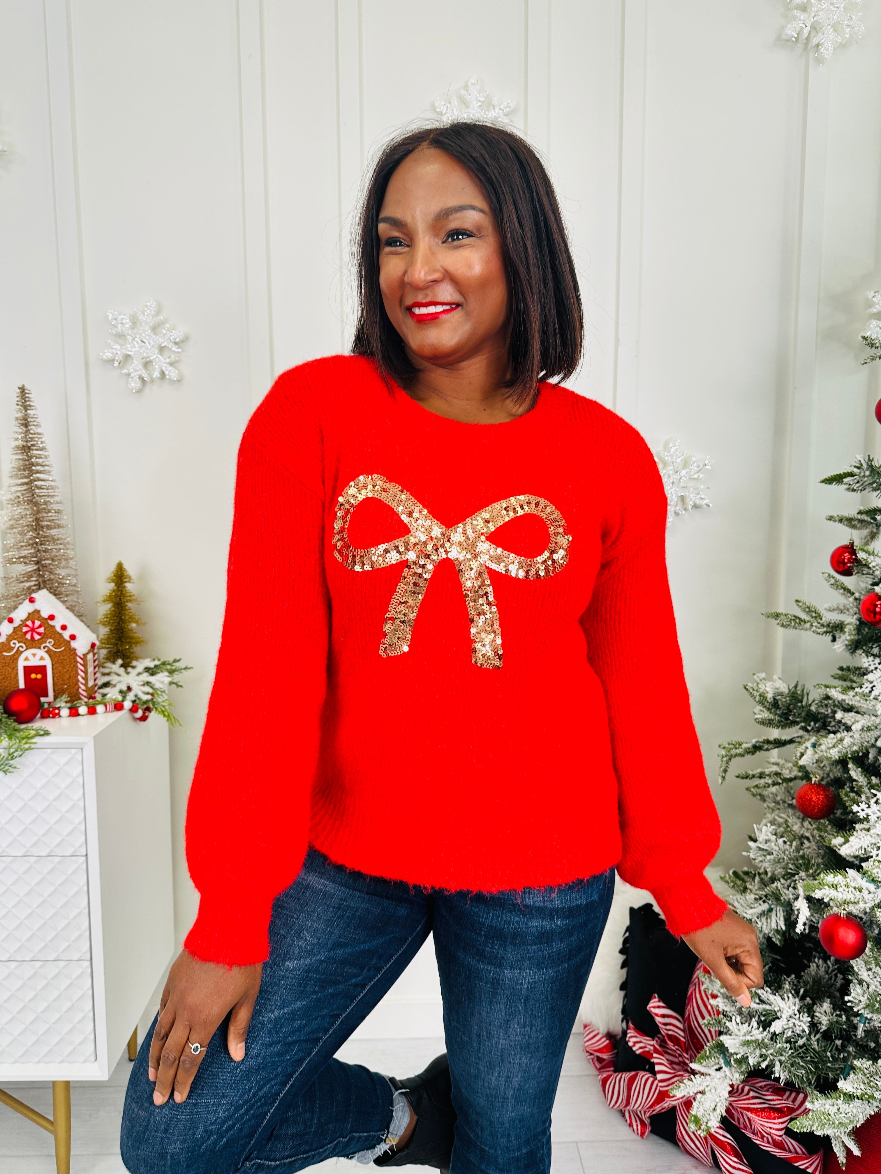 Wrapped With Sparkle Sweater- Multiple Colors!